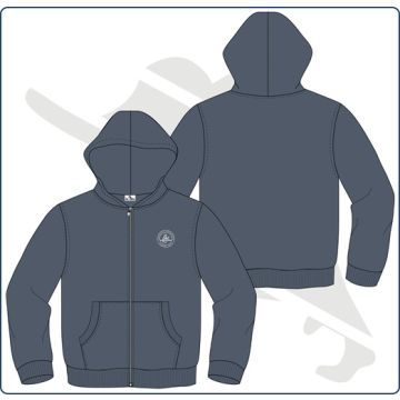 SUDADERA FELPA GRIS VIRGEN MIRASIERRA             